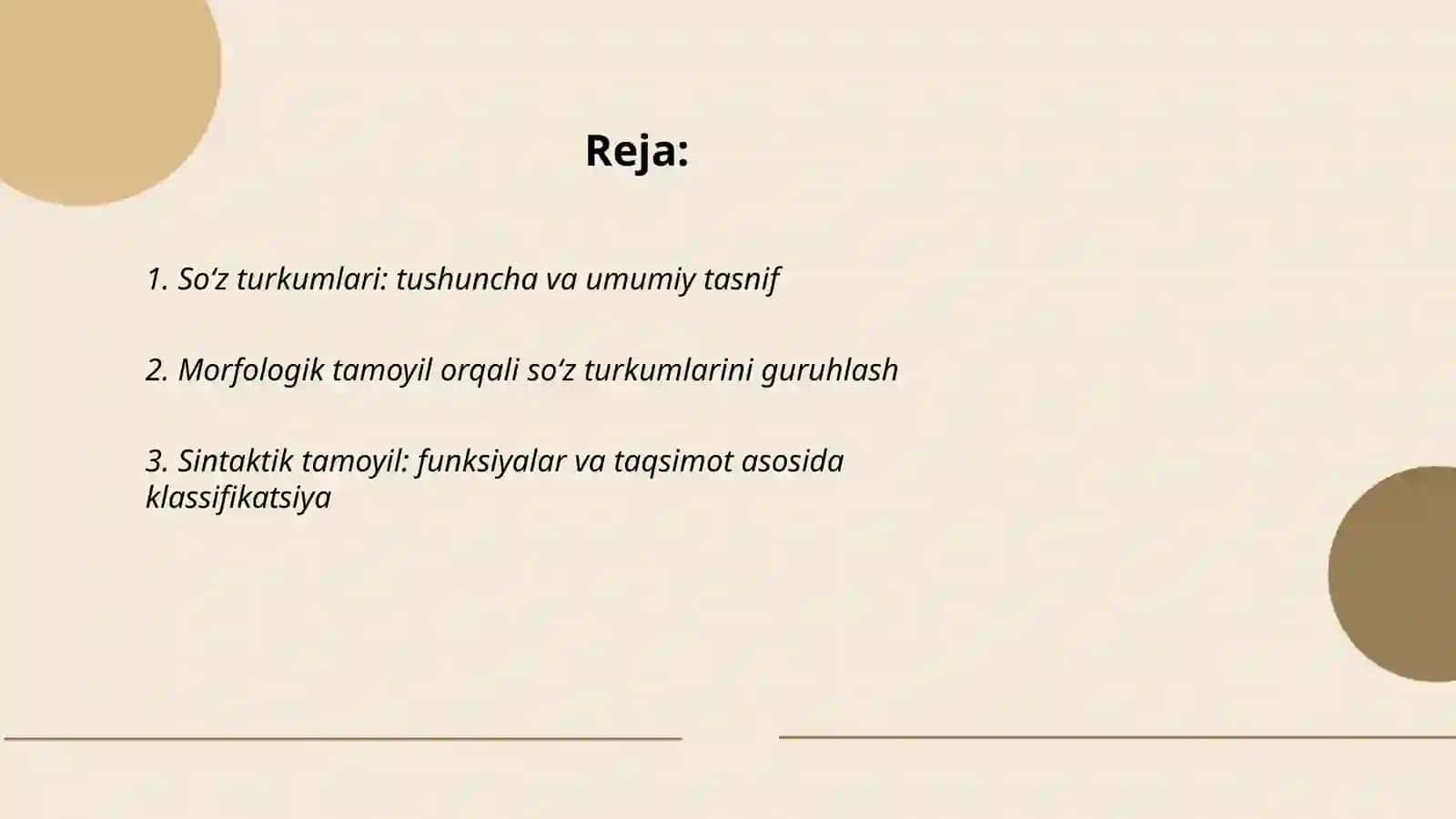 Soʻz turkumlari va ularni guruhlash tamoyillari 2