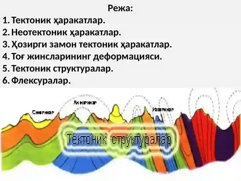 Тектоник ҳаракатлар 2