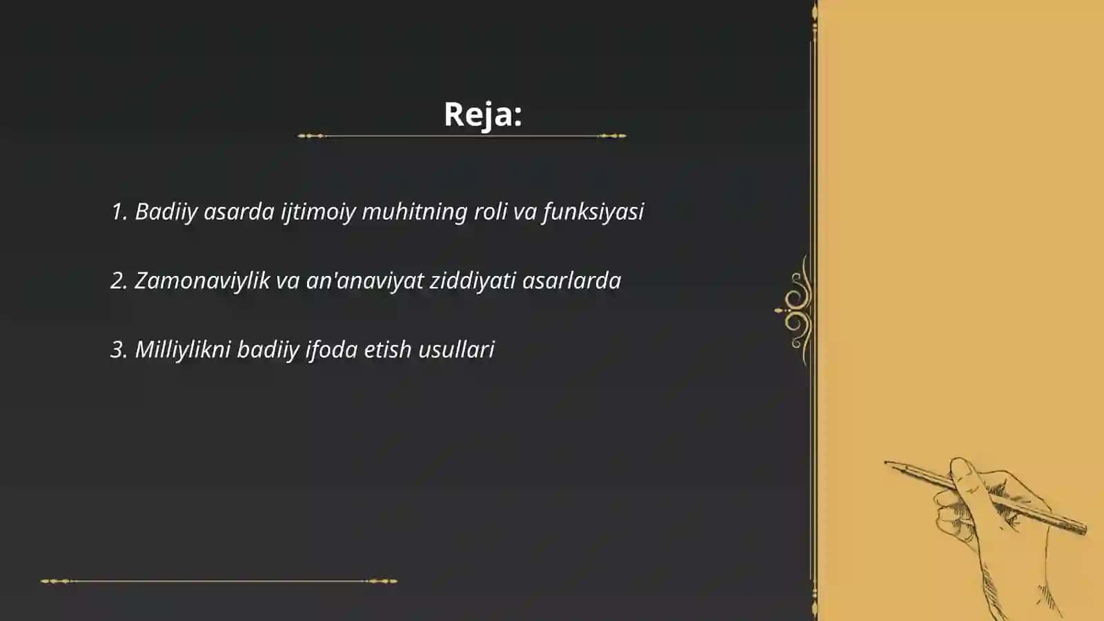 Badiiy asarda ijtimoiy muhitning roli va funksiyasi 2