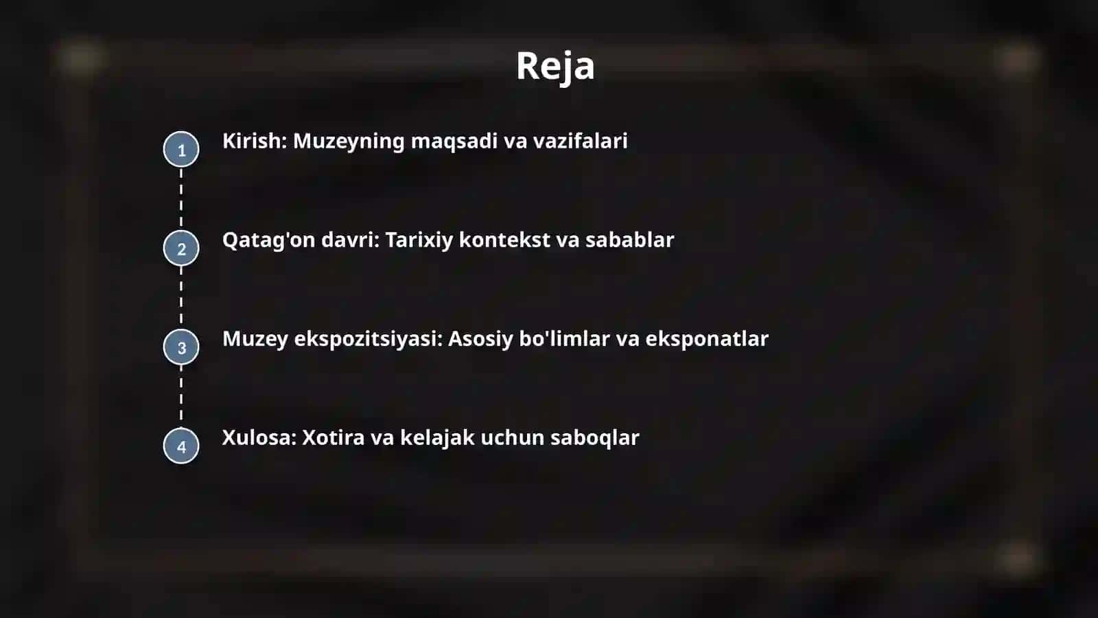 Qatag'on qurbonlari xotirasi muzeyi 2