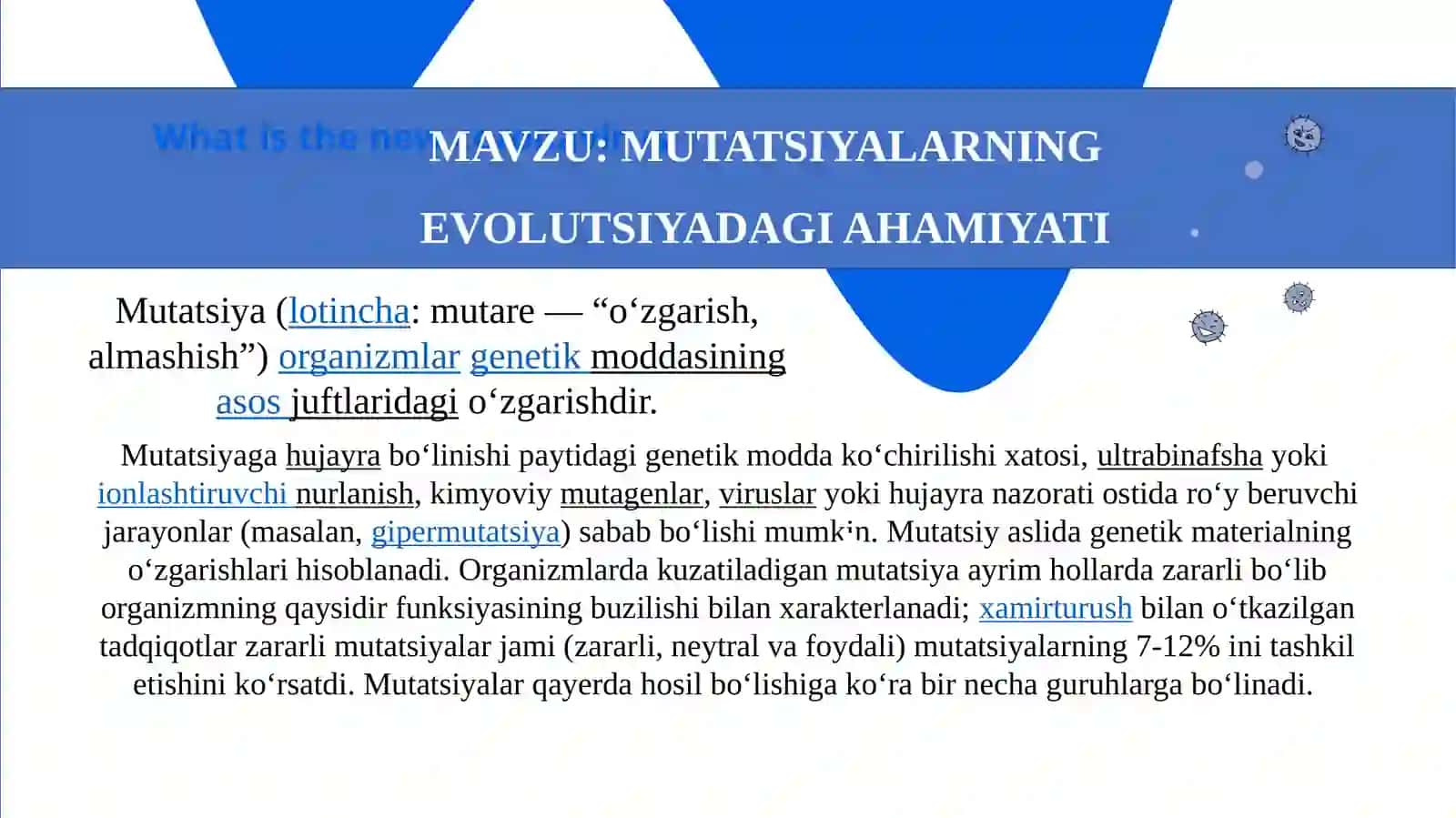 Genomika fanidan tayyorlagan taqdimoti 2