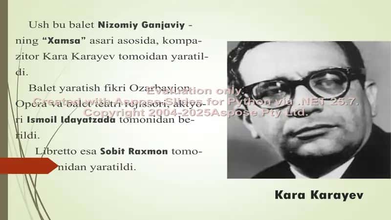 "Yetti go'zal" baleti tahlili 2