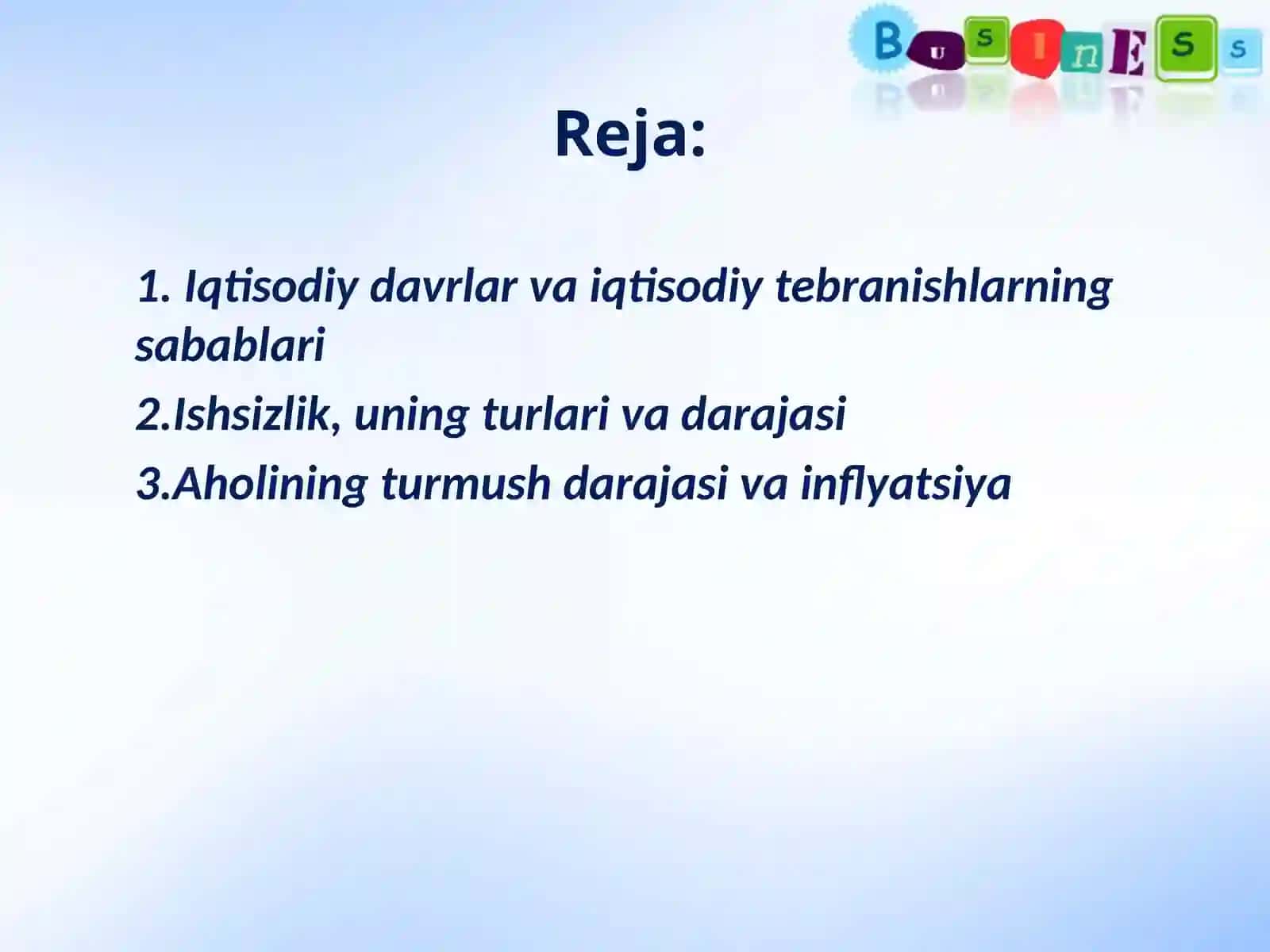 Iqtisodiy Davrlarni Yuzaga Kelish Sabablari 2