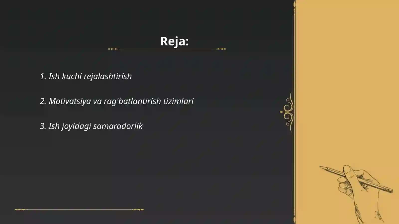 Inson resurslarini samarali boshqarish 2