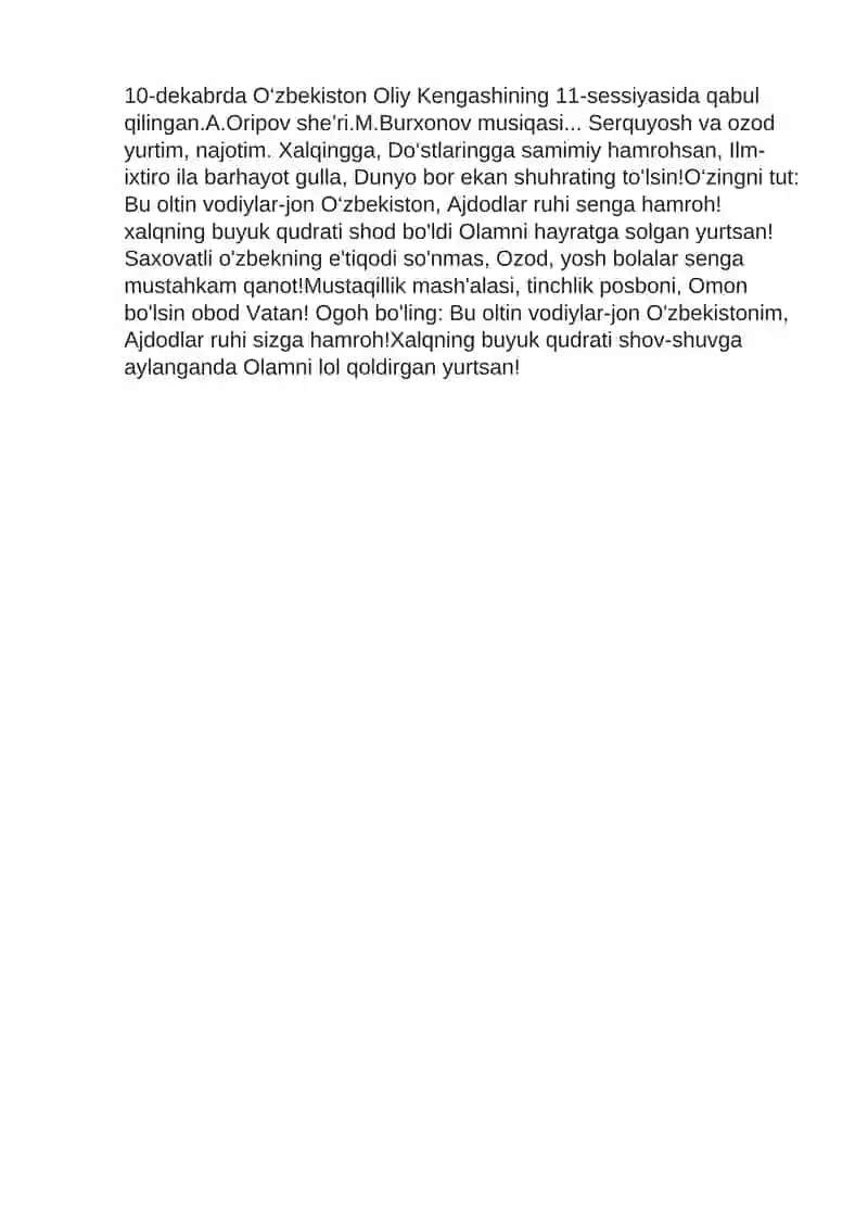 Oʻzbekiston Respublikasi Davlat bayrogi 2