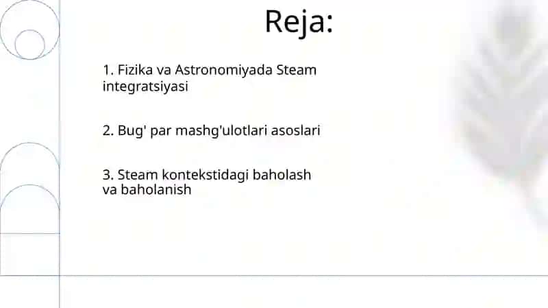 Fizika va astronomiya fanlarini oʻqitishda steam yondashuvdan foydalanish metodikasi 2