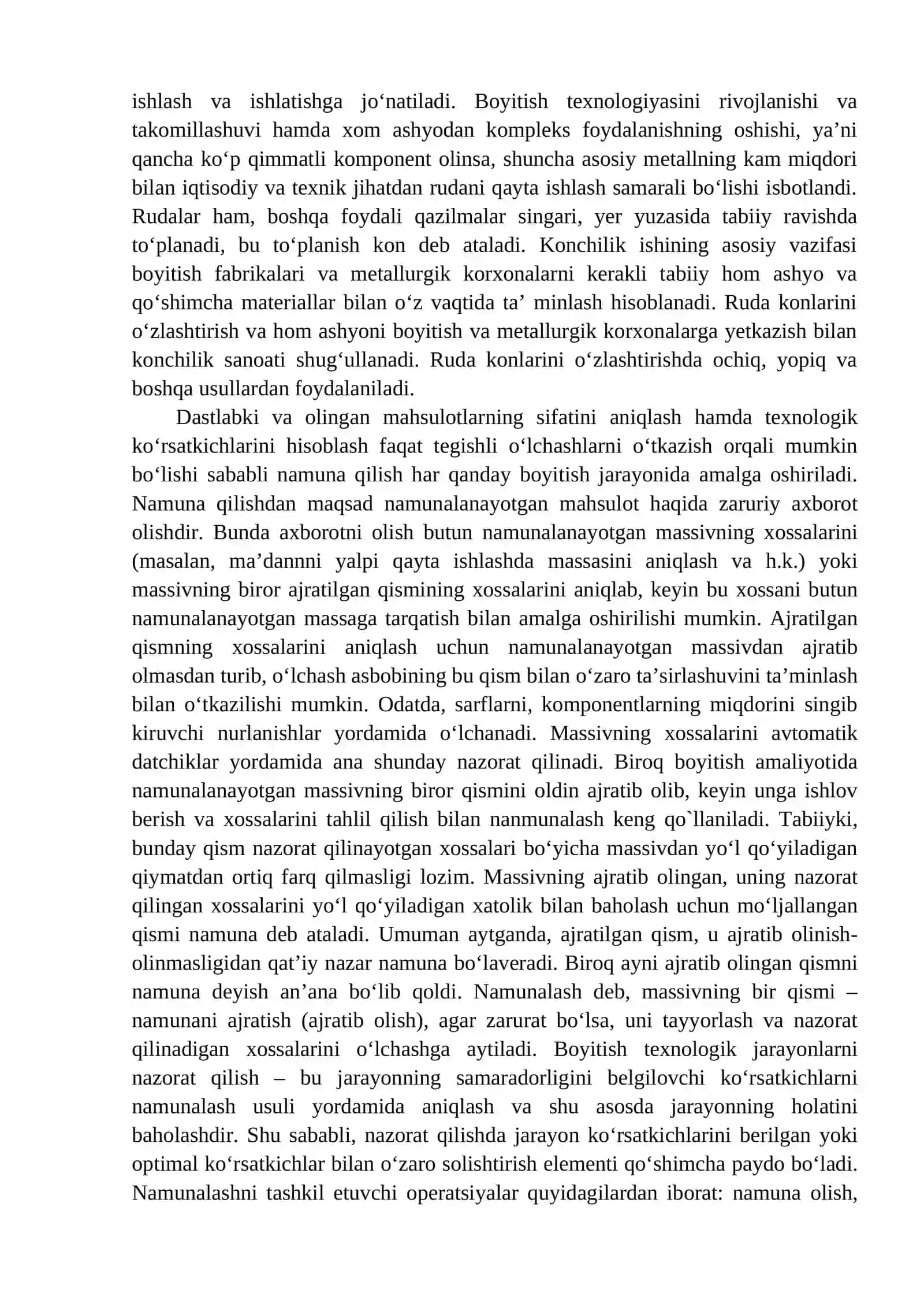 AMALIY MASHG’ULOT. RUDADAGI FOYDALI KOMPONENTNING MINIMAL MIQDORINI ANIQLASH 2