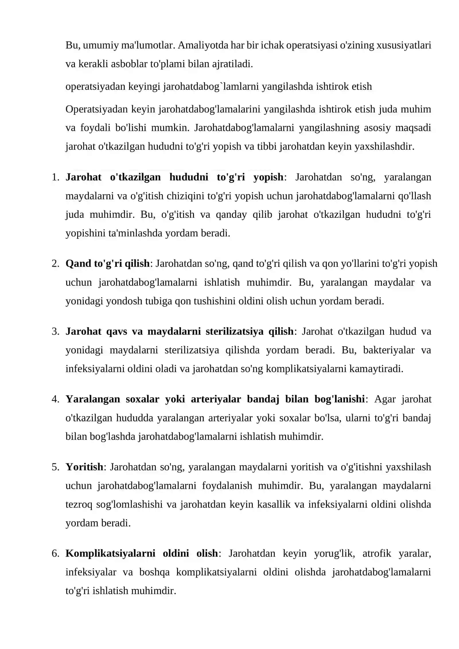 Ichak operatsiyalari uchun asboblar to'plami 2