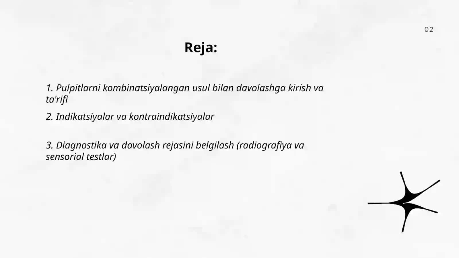 Pulpitlarni kombinatsiyalangan usul bilan davolash 2