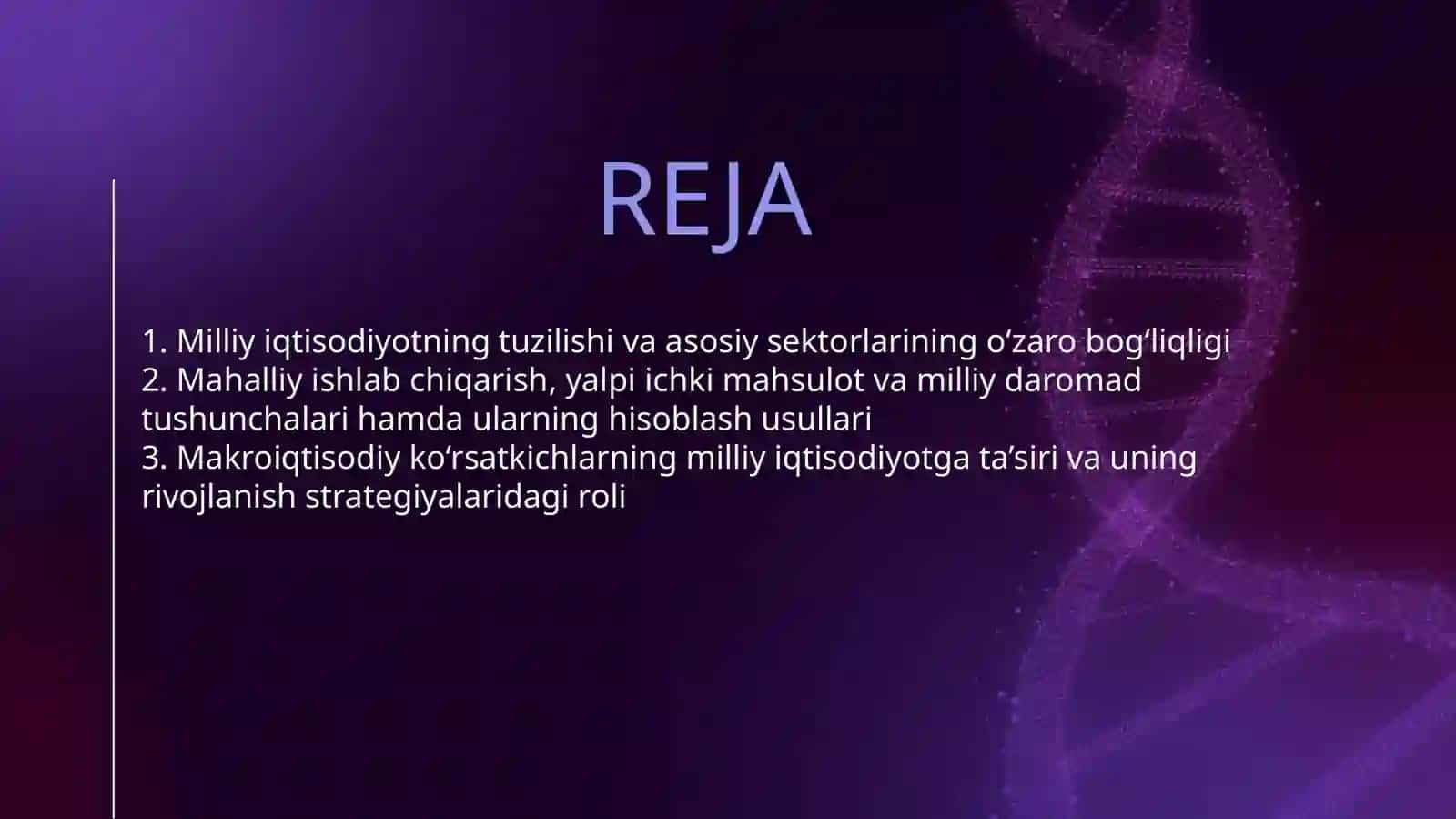 MILLIY IQTISODIYOT VA UNING MAKRO IQTISODIY O’LCHAMLARI 2