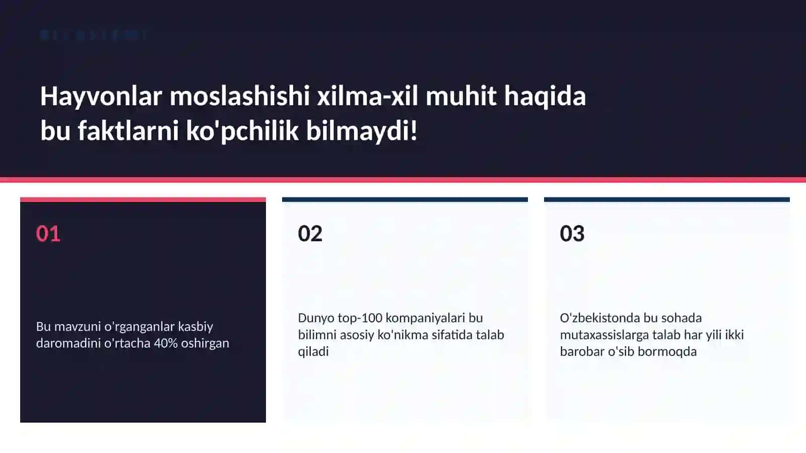 BIOLOGIYA — UY VAZIFALARI 2