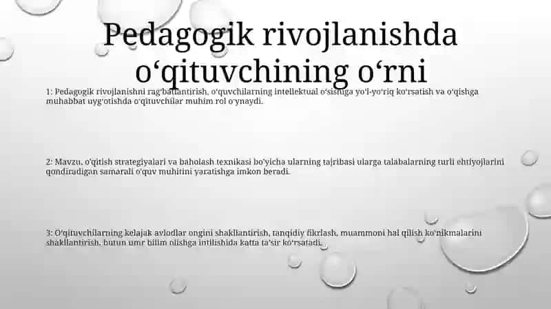 Pedagogik Fikr Taraqqiyotida O’Qituvchining Kasbiy Mahorati Hamda Burch Va Mas’Uliyatlari 2