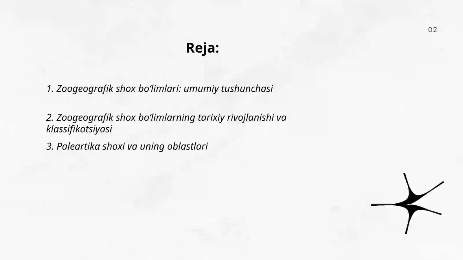 Zoogeografik shox bo‘limlari va uning oblastlari 2