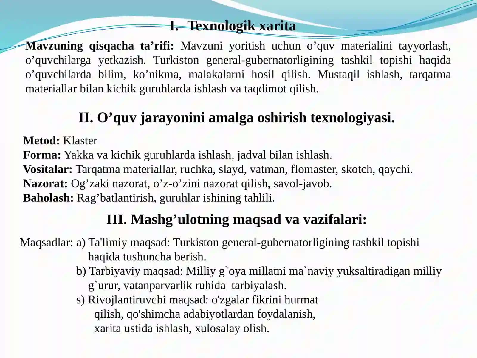 Turkiston general-gubernatorligining tashkil topishi 2