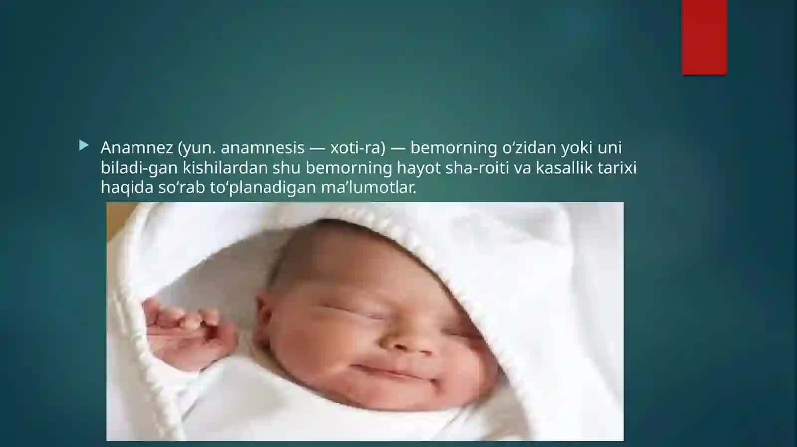 Anamizyig’ish, salomatlik holatini to'g'risida tibbiy xulosaning shakllantirish uslubi 2