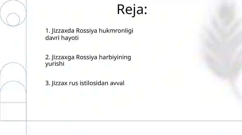 Rossiya imperiyasining Jizzaxni bosib olishi 2