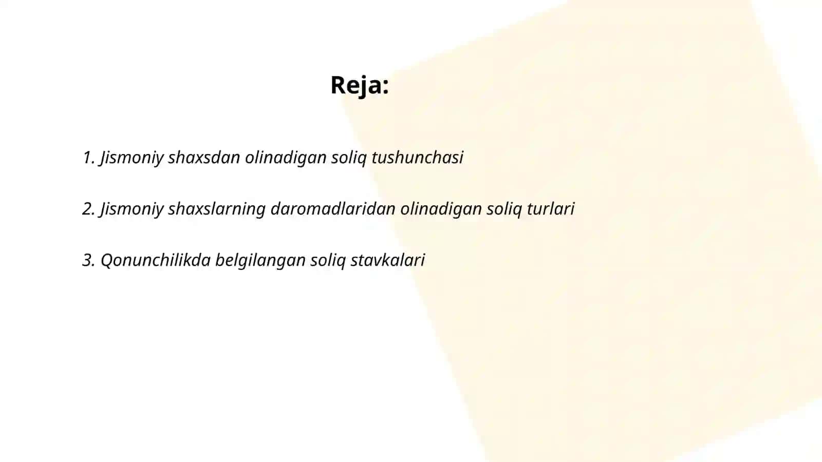 Jismoniy shaxsdan olinadigan soliq 2