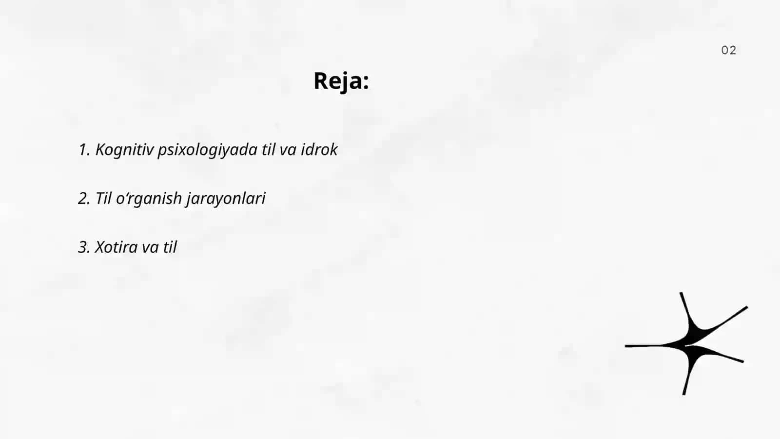 Kognitiv psixologiya va til 2