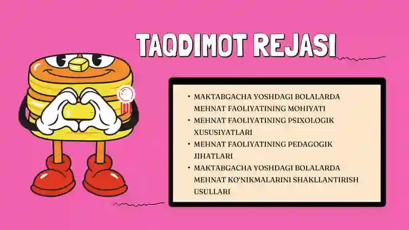 maktabgacha ta'limda bolalarni mehnatga o'rgatish 2