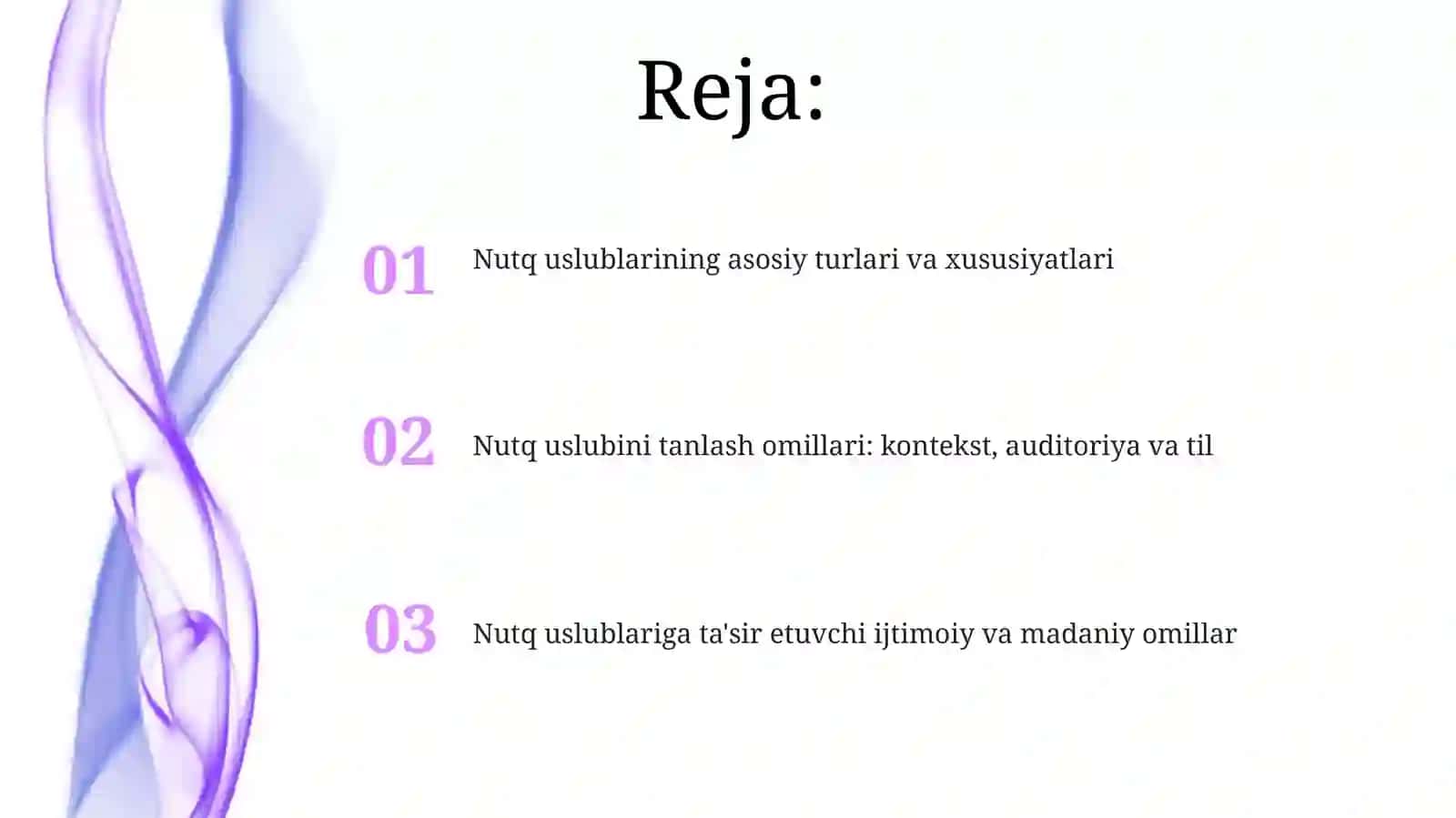 Nutq uslublarining asosiy turlari va xususiyatlari 2