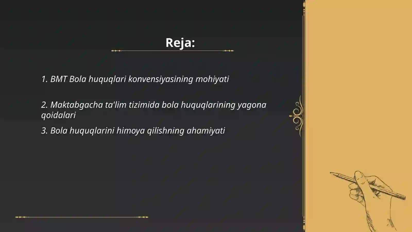 Bola xuquqlari tashkilotlarida BMT konvensiyasidan foydalanish 2
