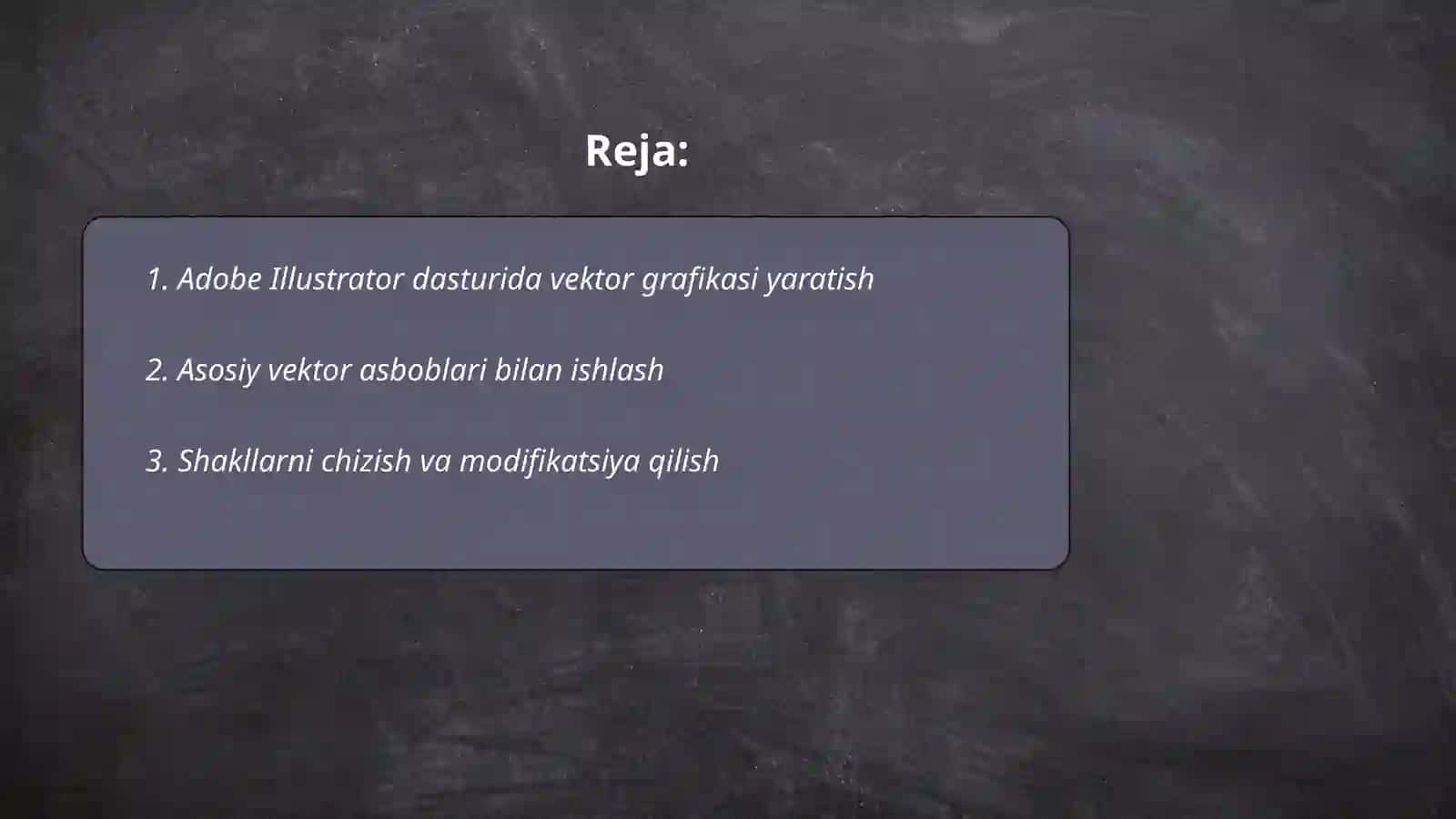 Adobe Illustrator dasturida sohaga oid rasmlar bilan ishlash 2