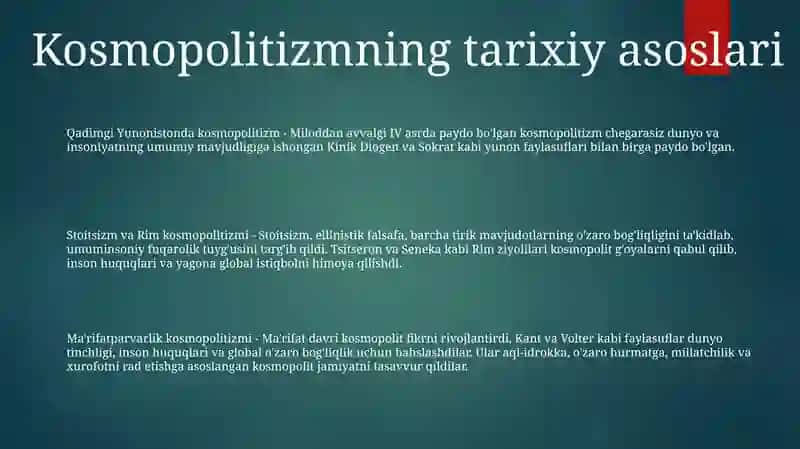 Kosmopolitizm 2