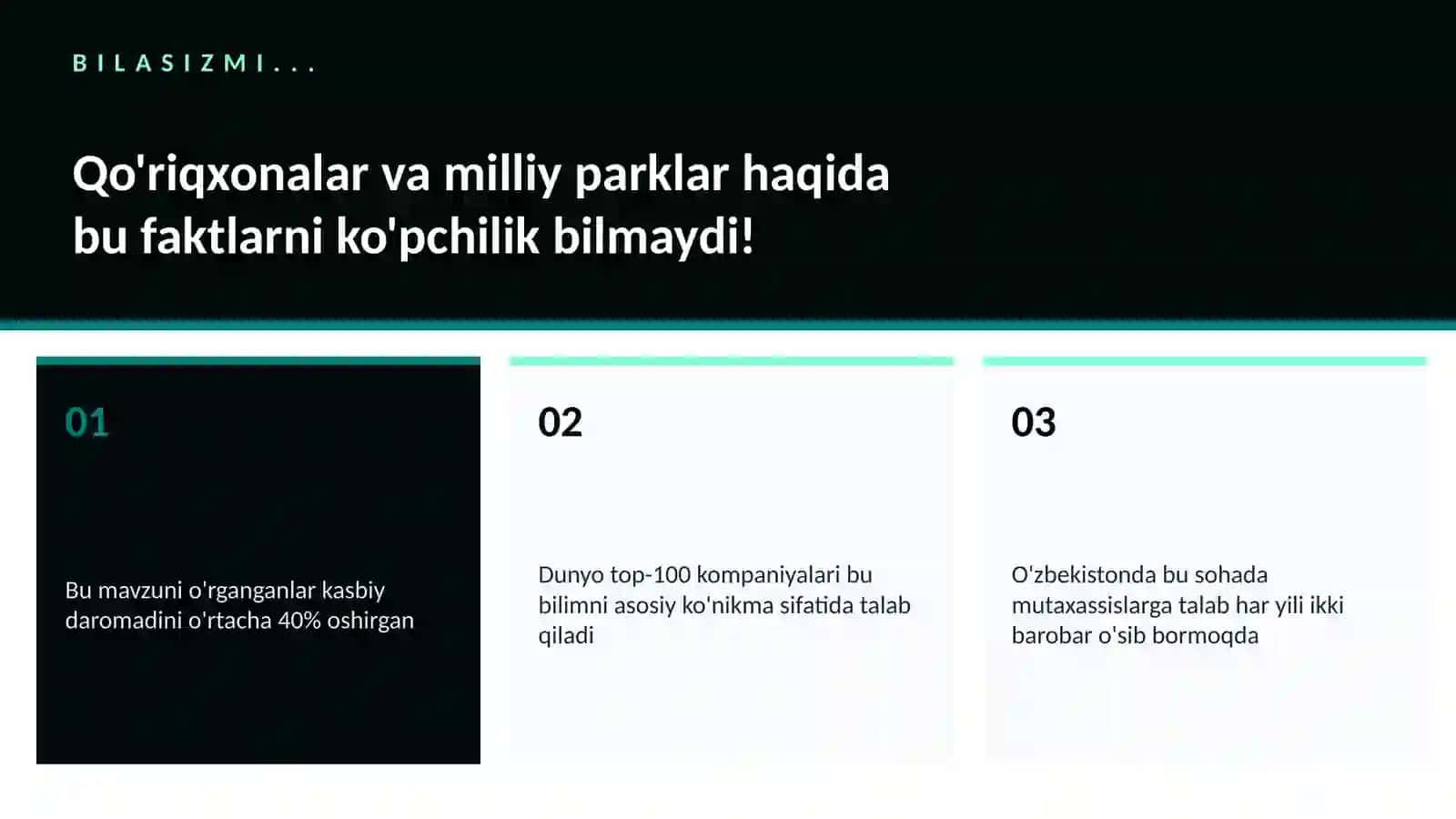 Qo'riqxonalar va milliy parklar 2