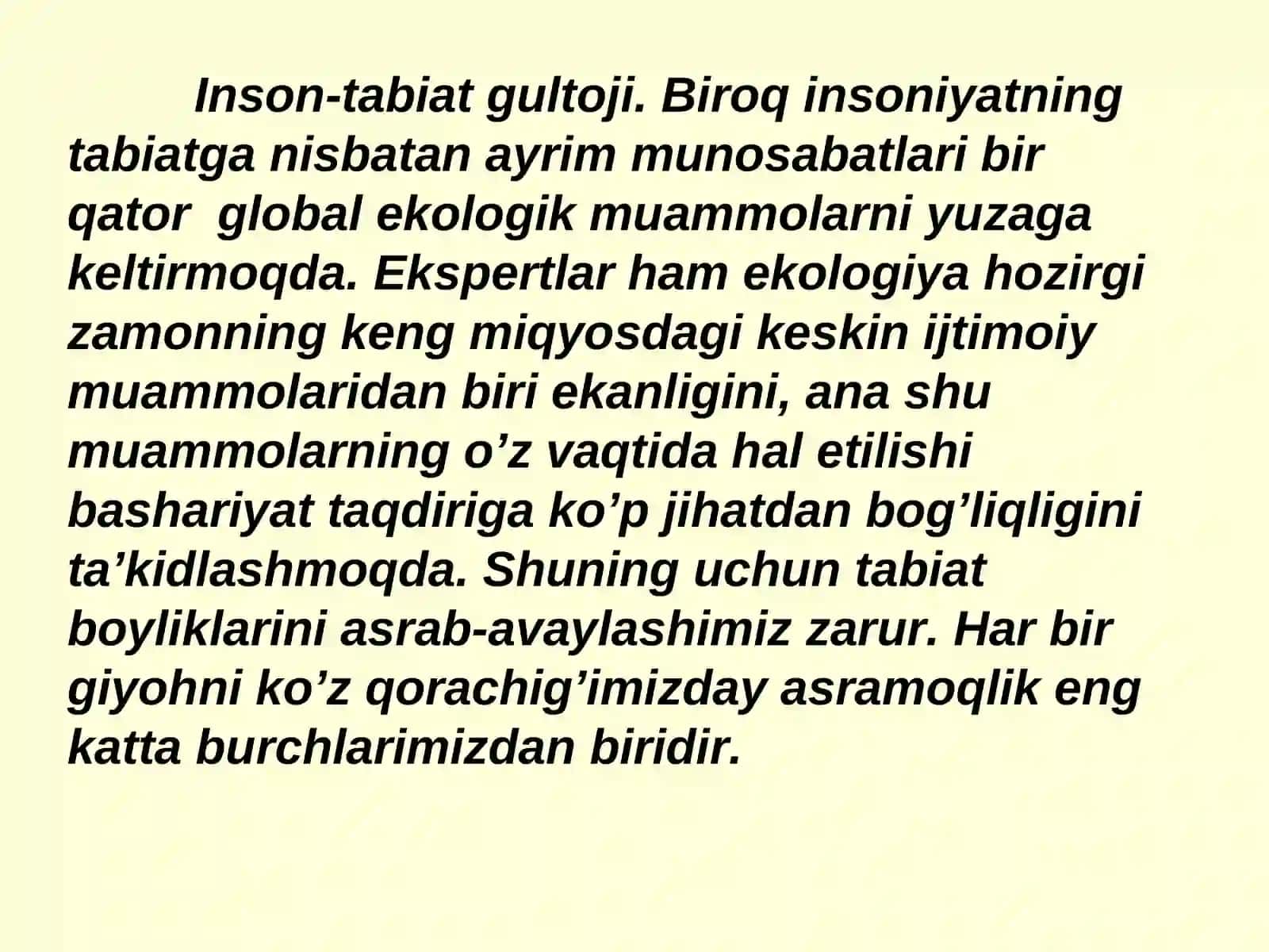 Biologik xilma-xillikni muhofaza qilish 2