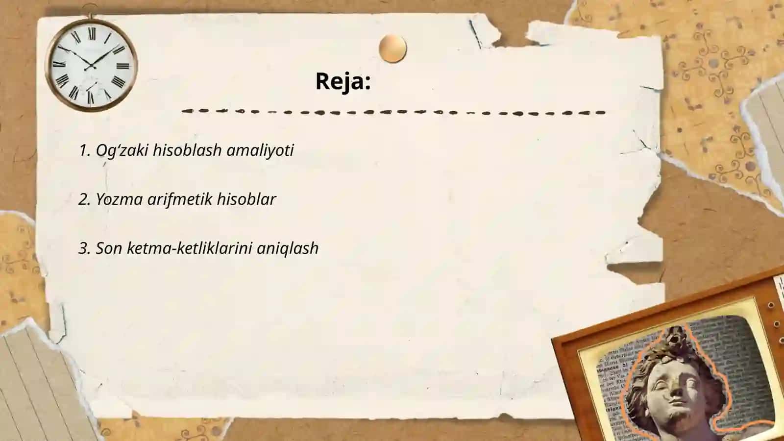 Hisoblash malakalarini tekshirish uchun nazorat ishlari 2