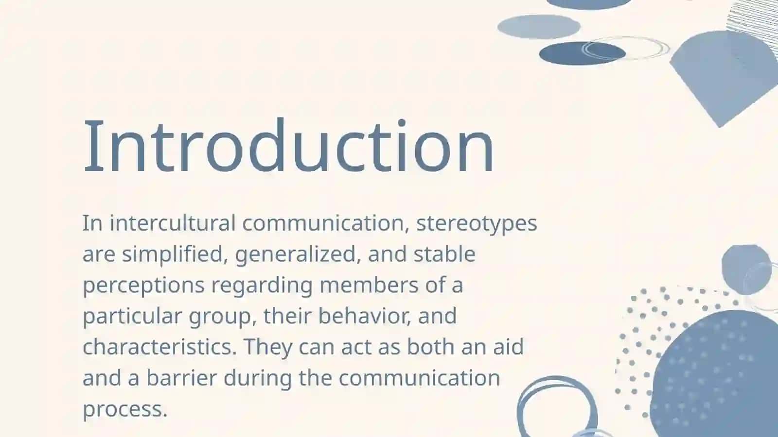 The Role and Importance of Stereotypes in Intercultural Communication 2
