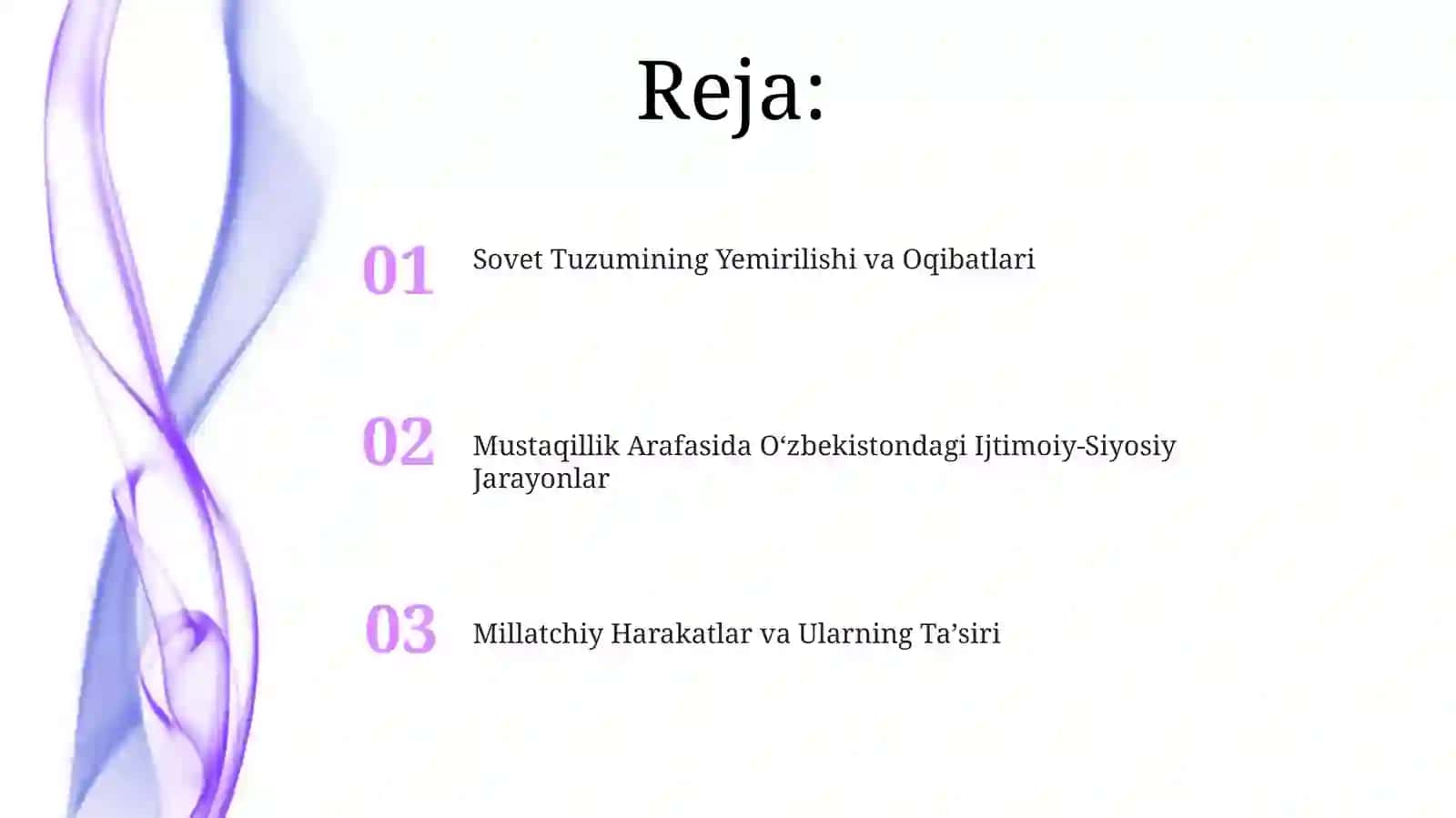 Mustaqillikka erishisharafasida O'zbekistondagi ijtimoiy-siyosiy jarayonlar 2