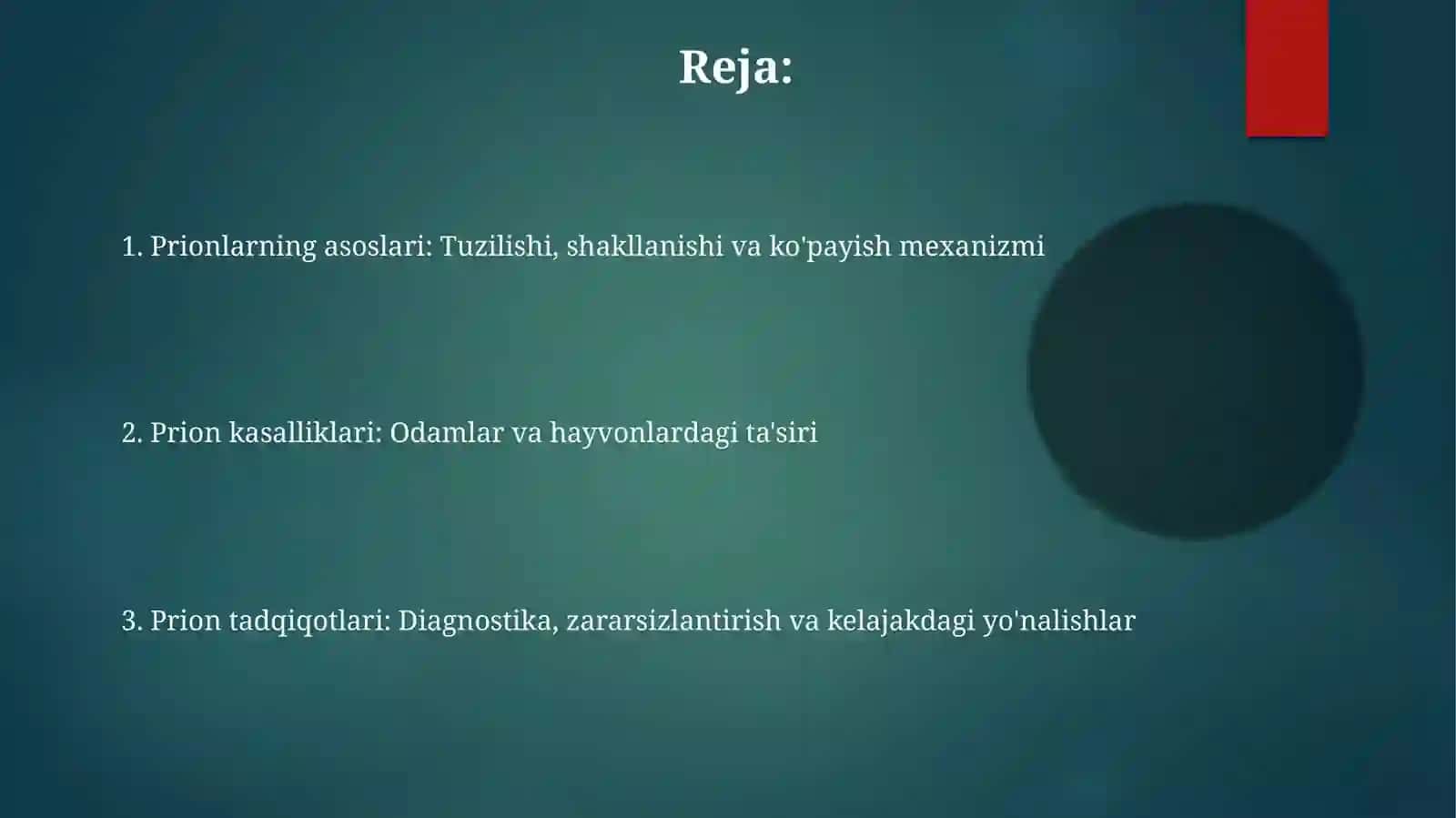 Prionlar va ularning ahamiyati 2