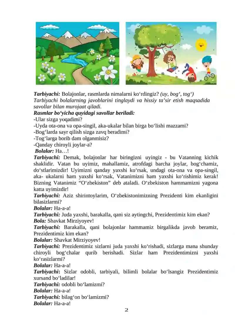 Kelajak soati ishlanmasi OʻZBEKISTON- MENING VATANIM 2