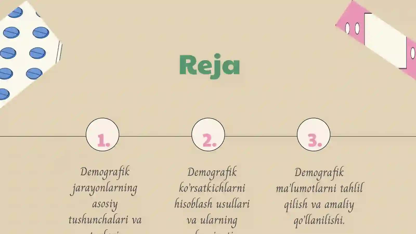 Demografik jarayon va demografik ko’rsatkichlarni hisoblash usullari 2
