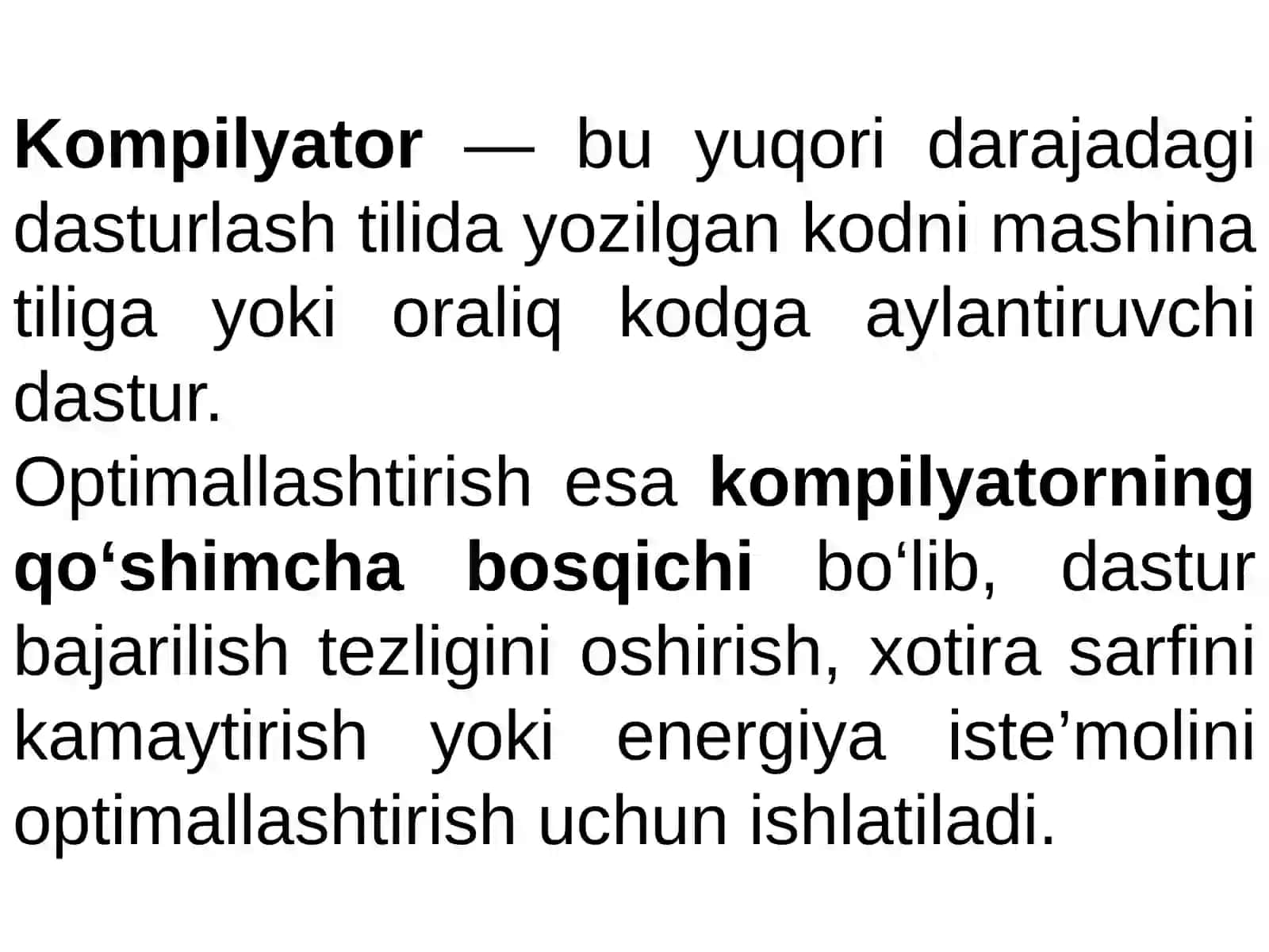 Optimallashtirishning asosiy turlari 2