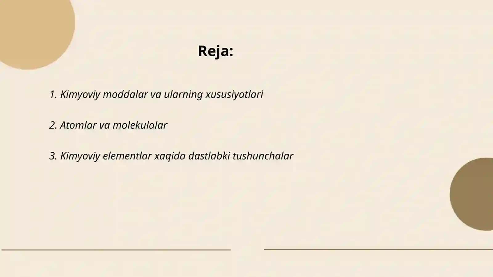 Kimyoviy moddalar va ularning xususiyatlari 2