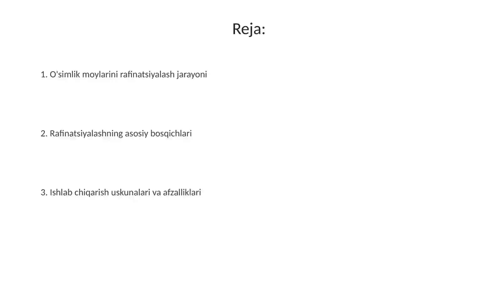Moylarni rafinatsiyalashtehnologiyasi 2