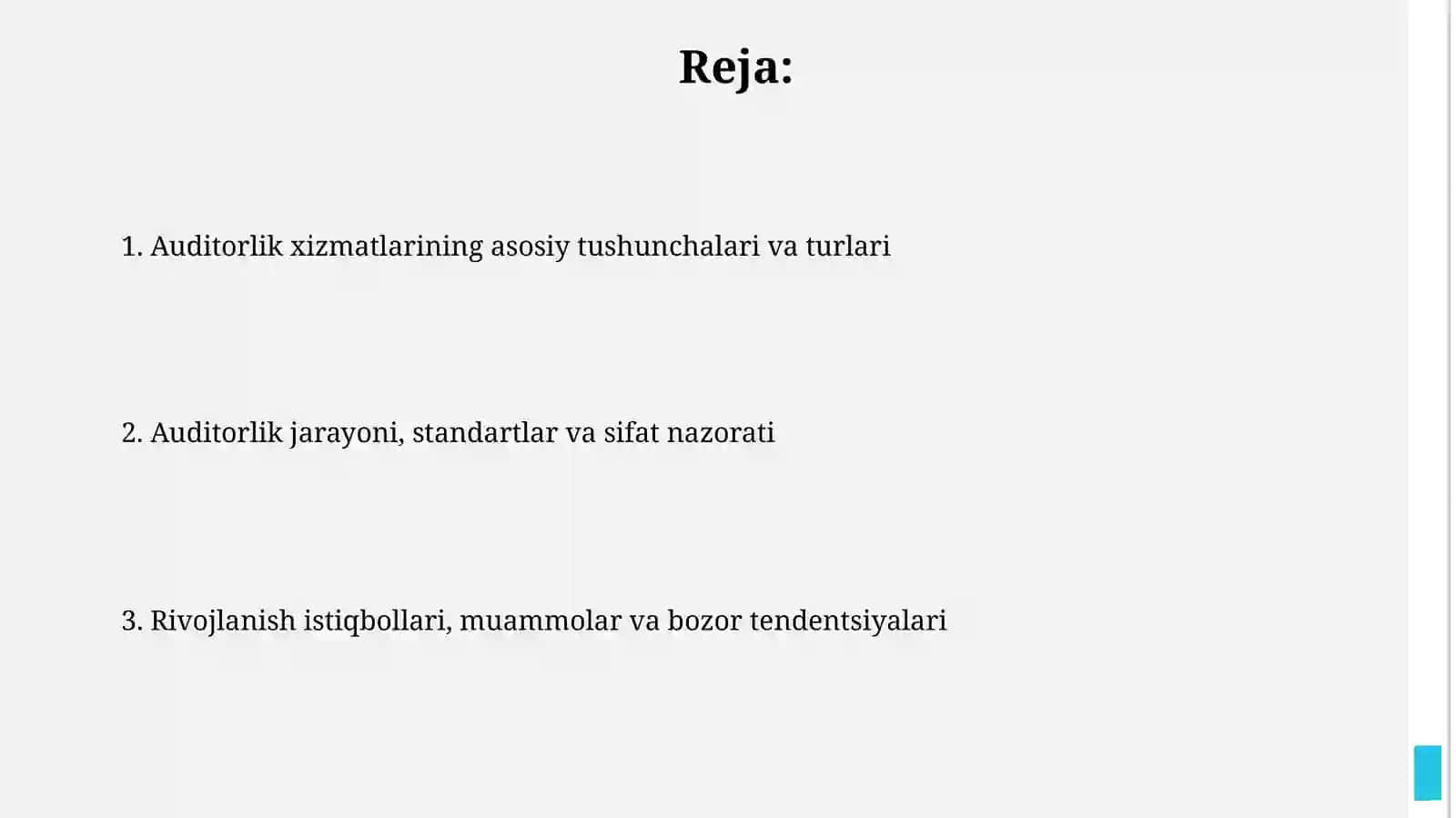 Auditorlik tashkilotlarining professional xizmatlari 2