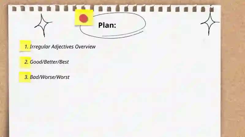 Irregular comparative and superlative adjectives 2