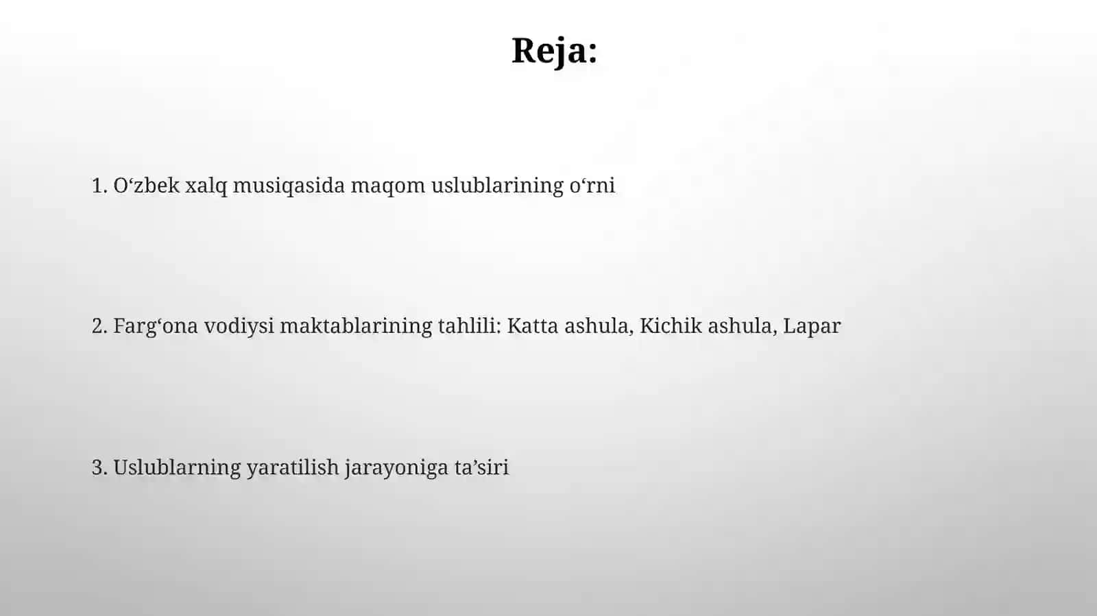 Maxalliy uslublarning O’zbek xalq musiqa ijodida tutgan o’rni 2