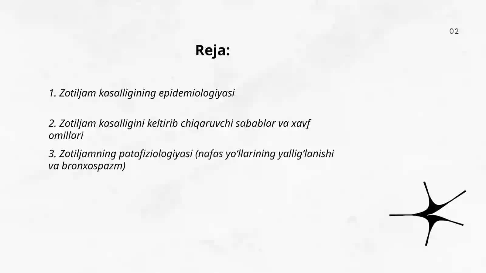 Zotiljam kasalligi 2