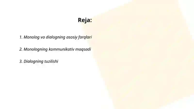 Monolog va dialog 2