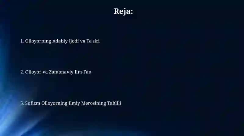 Soʻfi Olloyor ilmiy adabiy merosi 2