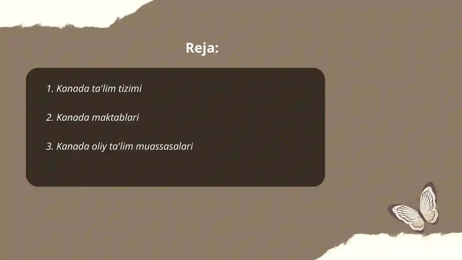Kanada ta'lim tizimi 2