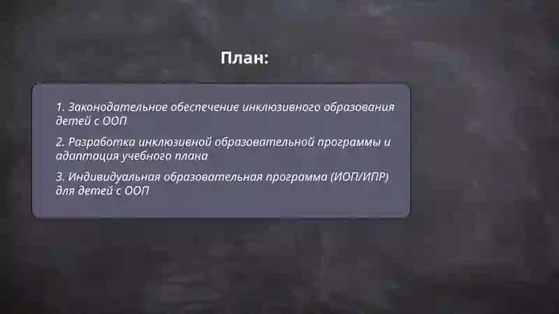 Инклюзивное образование детей с особыми образовательными потребностями 2