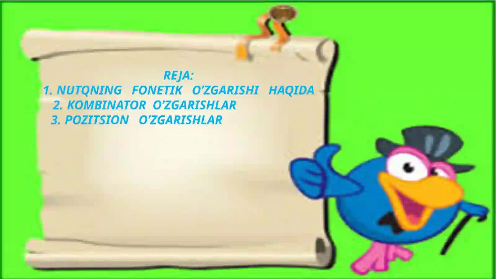 Nutq jarayonidatovushlarningo‘zgarishi 2