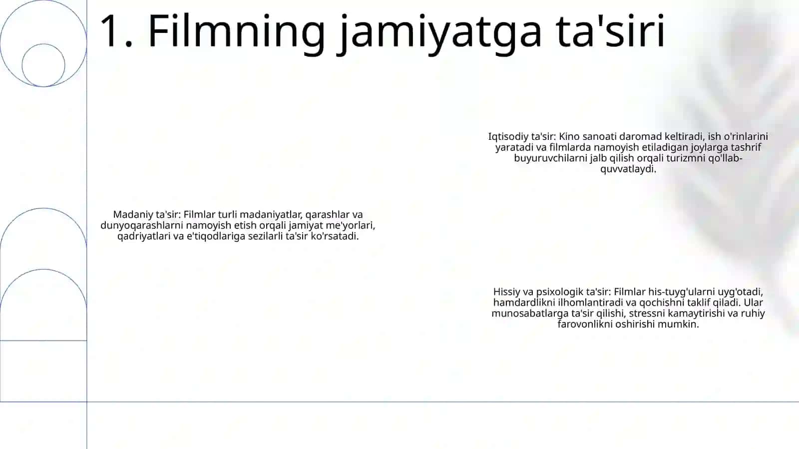 Filmlar Va Ommaviy Madaniyat 2
