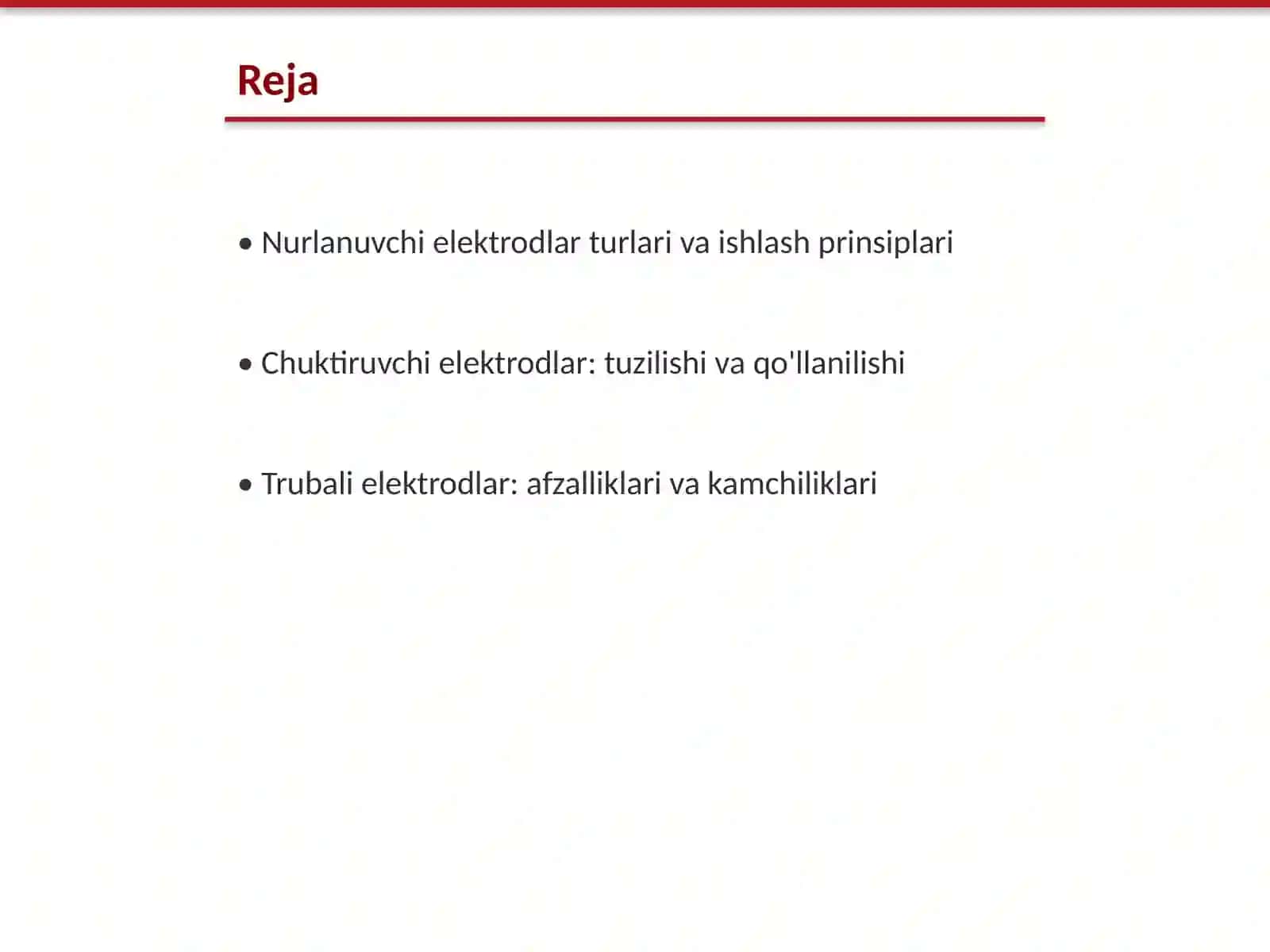 Nurlanuvchi, chuktiruvchi elektrodlar 2
