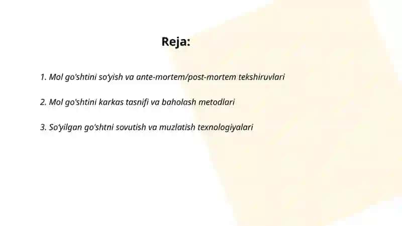 Mol gòshtini qayta ishlash 2